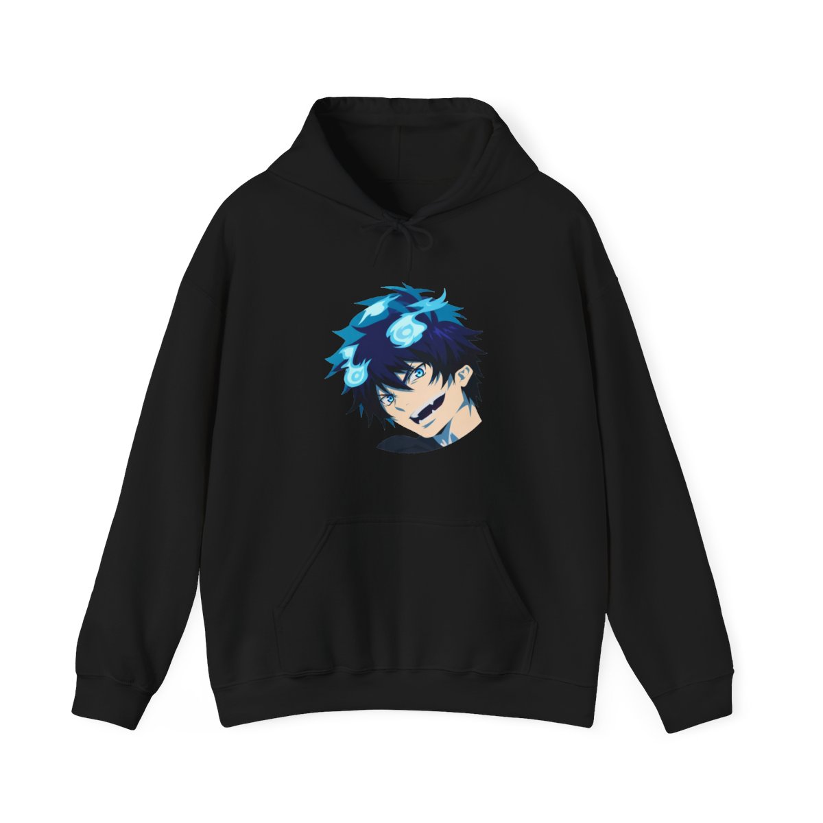 Rin Okumura - Blue Exorcist Vector Art Blue Exorcist Pullover Hoodie by CaelynGreaves