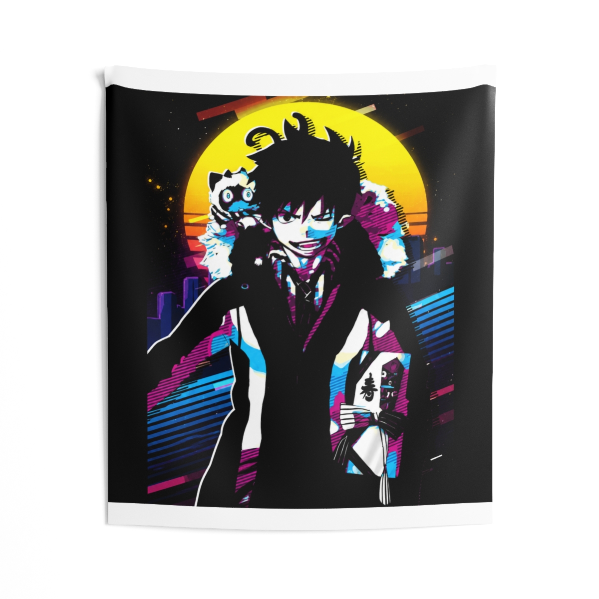 Okumura Rin Blue Exorcist Hanging Tapestry - alternate angle 1, merchandise
