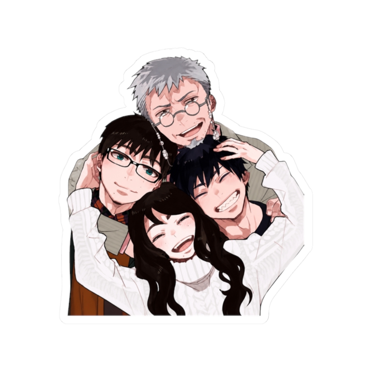 Ao No Exorcist Sticker | Anime Vinyl Decal for Everyday Style | Blue Exorcist - alternate angle 3, merchandise