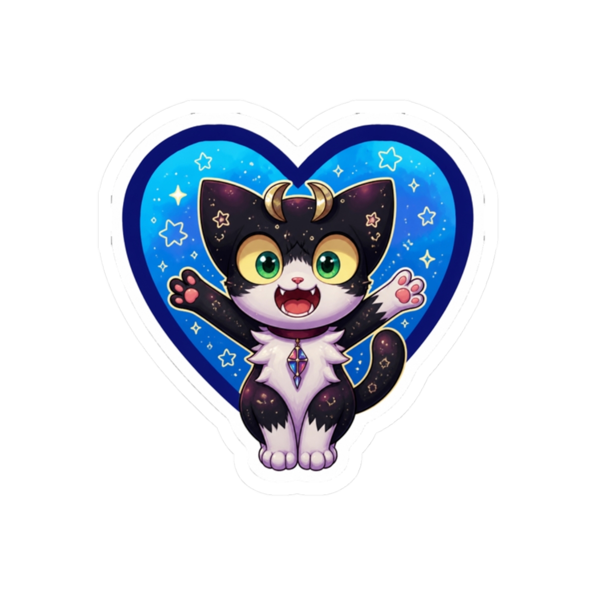 Personal Style Sticker | Cute Vinyl Decal for Everyday Use | Blue Exorcist - alternate angle 3, merchandise