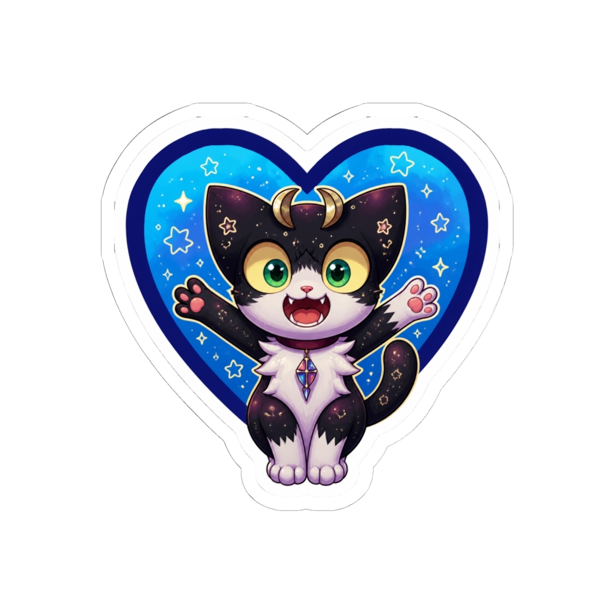 Personal Style Sticker | Cute Vinyl Decal for Everyday Use | Blue Exorcist