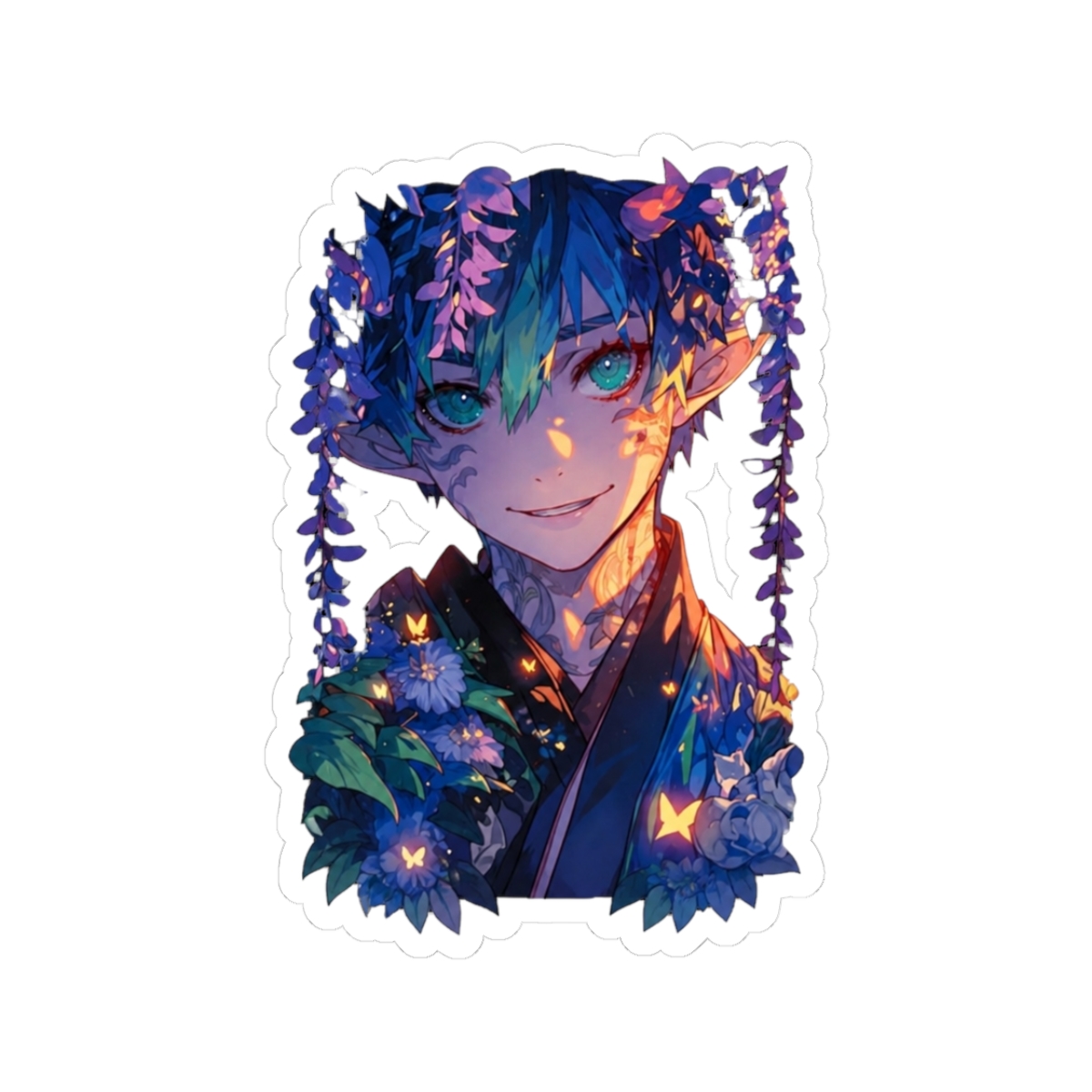 Amaimon Rogue Wisteria Lantern Shadows Nocturnal Blue Exorcist Anime